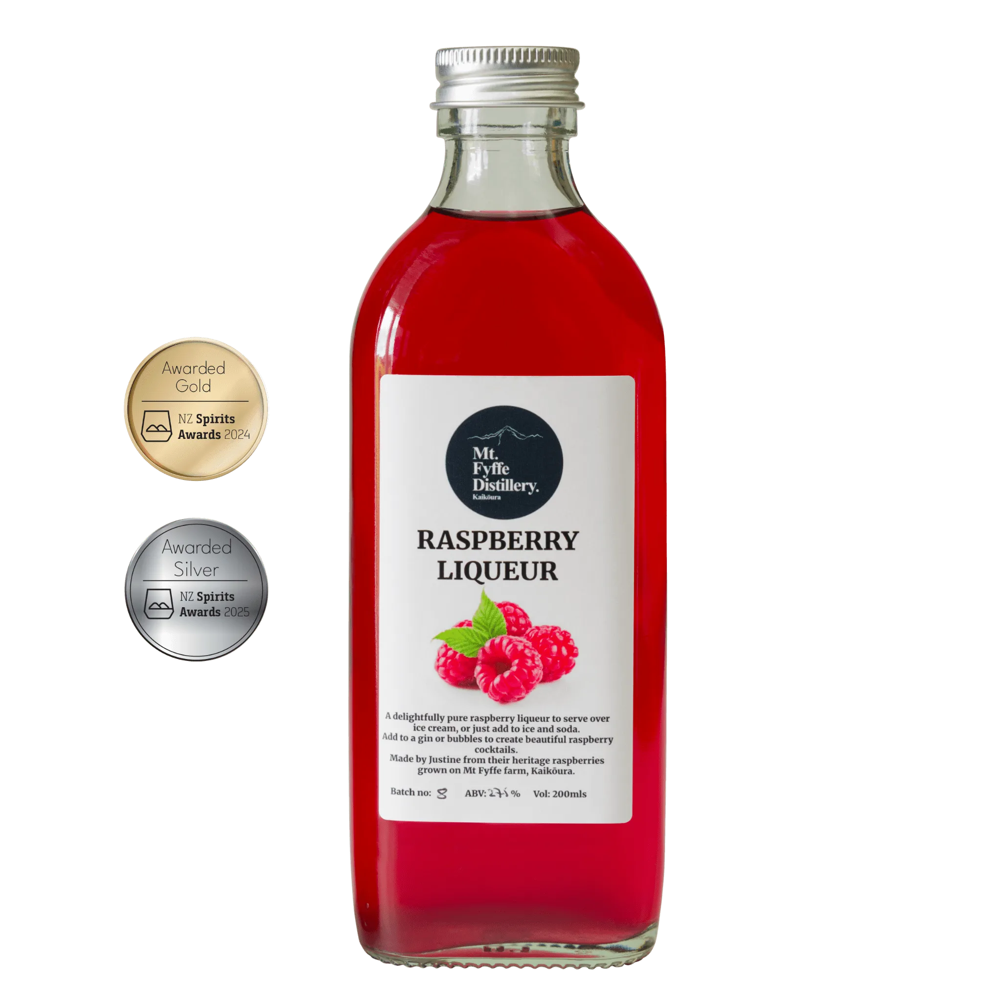 Heritage Fruit Liqueur – Raspberry or Wild Blackberry